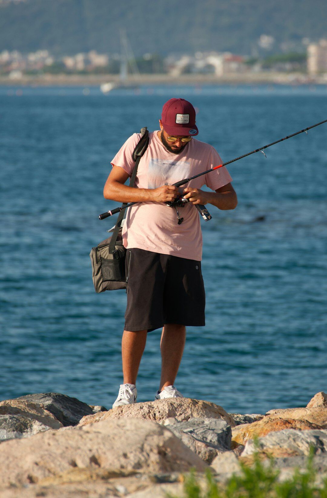 Portrait of an elderly Danish fisherman looking directly at camera
